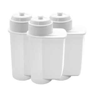 Wellblue Siemens Coffee Filter Replacement with Compound Activated Carbon Plastic Manual 4 Stage Water Filter for EQ9