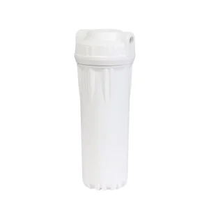 White 10 Inch Plastic Filter Housing with Double O-Ring Manual Water Filter for Household NW-BR103