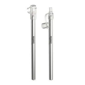 White Orange Blue Stainless Steel UF Membrane Flip-Cover Straw Filter, Portable Outdoor Water Filter with PU Bag