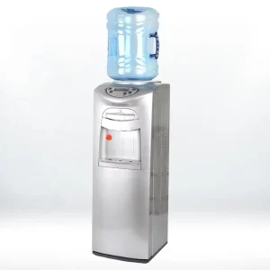 White or Grey Freestanding RO Water Dispenser with Refrigerator for Office Use
