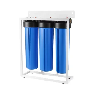 Whole House 20 Inch PP CTO UDF Pre Filtration Three Stage Manual Jumbo Water Purifier with Triple Pre Filter