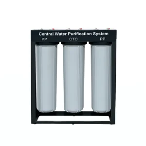 Whole House 3-Stage Water Pre-Filtration System with PP/GAC/CTO Filter Cartridges