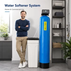 Whole-House Central Water Softening System with Food-Grade Resin for Heater and Boiler Protection, Factory OEM