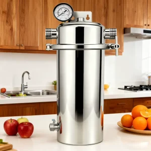 Whole House Mainline Water Filter POE Point-of-Entry System High-Flow Filtration for Household and Commercial Garages