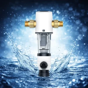 Whole House Pre filtration System 40μm Dual Mesh Backwash Sediment Filter 4T/H High Flow Capacity