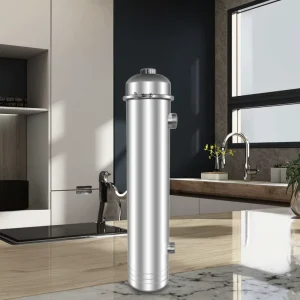 Whole House Shower Water Filtration System Stainless Steel UF Membrane 0.01 Micron Self Cleaning Portable Manual Household