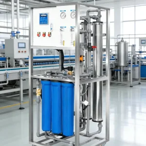 Whole House Tankless Reverse Osmosis Water Filter Purifier System with Pump and PLC, 500L/Hour