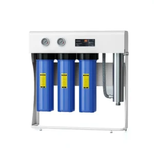 Whole House Water Filter System 3 Stage Water Filtration System Heavy Metal Anti Scale Polyphoshate KDF Carbon Filters