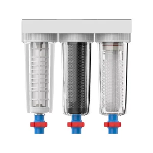 Whole House Water Filter With Backwashing Element Household Pre Filter for Tap Water & Rural Well Water Sediment Filtration