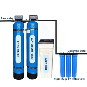 Whole House Water Filtration Softening System All in One Sand Filter RO Water Softener Borehole Salty Water Treatment