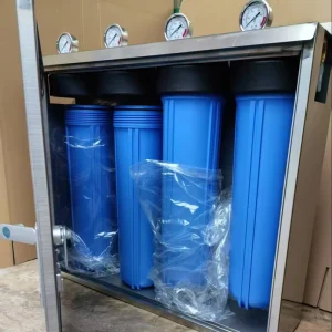 Whole House Water Filtration System 4 Stage Big Blue Water Purifier Machine