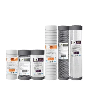 Whole House Water Purifier Filter Core 10-inch 20-inch Big Fat Elements Coconut Shell Activated Carbon PP Material Odor Chlorine