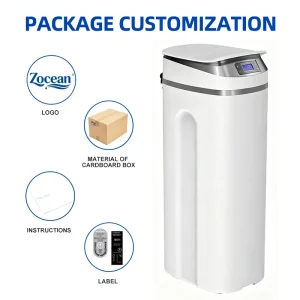 Whole House Water Softener System with NSF Hard Water Scale Remover and Plumbing Protection