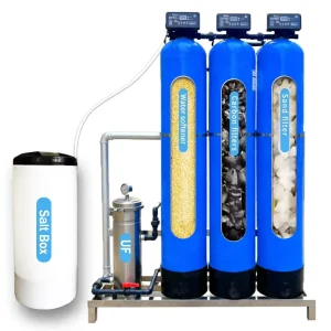 Whole-House Water Softener with Sediment Filter and Activated Carbon Filter for Home and Manufacturing Plant Use