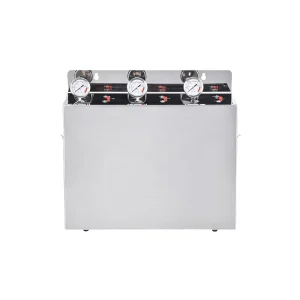 Whole Water Filters 3-Stage 20-Inch Stainless Steel Activated Carbon Jumbo Blue Whole House Household Water Filtration System