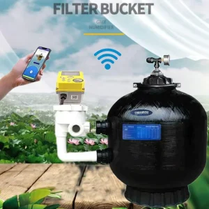 WiFi Koi Pond Filter and Garden Pressure Biological Filtration System with Automatic Cleaning