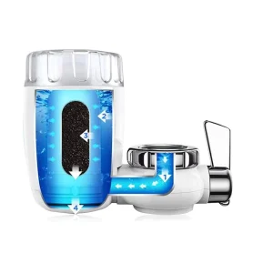 Wosfer Portable Household Outdoor 4 Stage Ceramic Filter Element Smart Faucet Water Purifier Removes Chlorine Easy Installation
