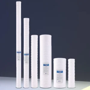 Wound Filter Cartridge Replacement 10 20 30 40 Inch Length for Industrial Water Treatment