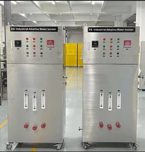 XQ Industrial Electric Electrolyte Alkaline Ionizer Machine 1000 3000LPH Stainless Steel Commercial Hotel Use 380V 1500W 24 7