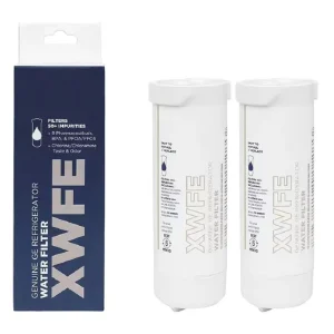 XWFE Refrigerator Water Filter Replacement for Lead and Sulfur Impurity Reduction, No Chip