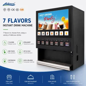 YKT7 01 YLT7 01 Commercial Smart Control Beverage Dispenser Hot Cold Coffee Machine 14 Flavors Large Capacity Drink Dispenser