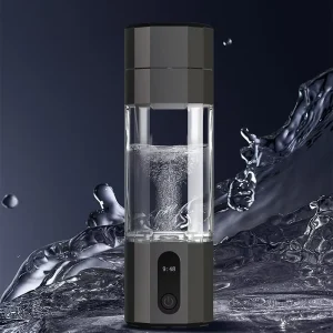 YenvQee 6000PPB LED Display Food Grade PC Connected Mineral Water Bottle Hydrogen Water Generator With Vent Hydrogen Bottle