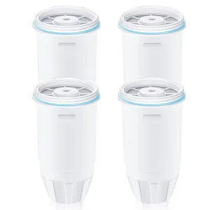 ZERO ZR 001 Water Filter Replacement for Pitcher and Dispenser Advanced 6 Stage Filtration System for 0 TDS Remove Lead Chlorine