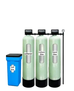 ZWT 2000L H Agricultural Softened Water Treatment Machine with Pump Resin Softener and 1 Year Warranty for Flower Planting