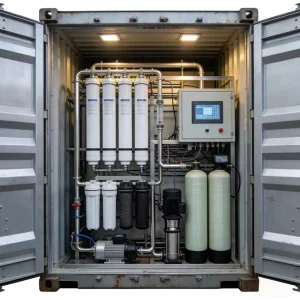 ZWT 5T H Ultrafiltration Water Treatment Equipment Large Scale Tap Water Purifier Filtration Softening 7kW Power Multi Voltage 1