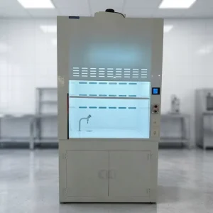Zero Leakage Chemical Resistant Stainless Steel Fume Cupboard Laboratory Ventilation Fan System HEPA Filter Chemistry Lab
